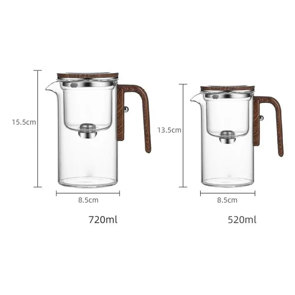 Magnetic Glass Tea Pot